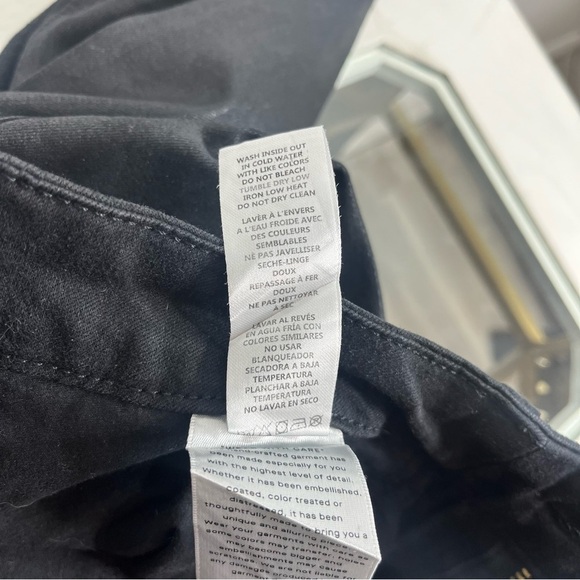 Good American Women's Size 16 Black Good Legs Coated Skinny Jean High Rise 28" - Picture 11 of 11